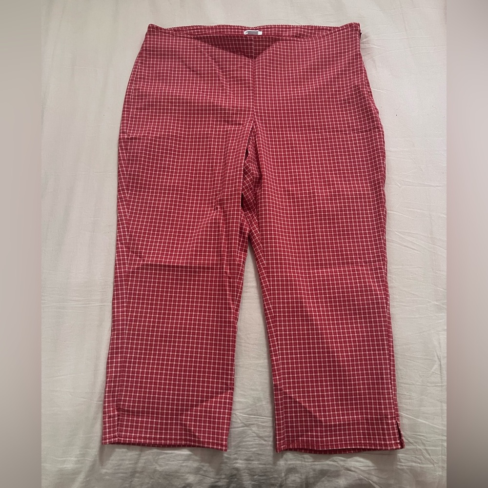 Kimchi Blue Red Plaid Pants